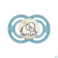 Mam sucette perfect nuit animaux +18m silicone x2 | Aesiel