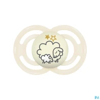 Mam sucette perfect nuit animaux +18m silicone x2 | Aesiel