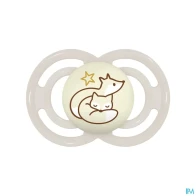 Mam sucette perfect nuit animaux +18m silicone x2 | Aesiel