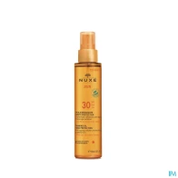 Nuxe sun huile bronzante visage corps ip30 150ml | Aesiel