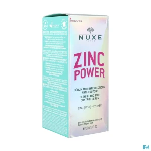 Nuxe zinc power serum flacon pipette 30ml | Aesiel