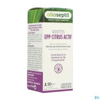 Ineldea olioseptil epp citrus actif bio solution buvable 50ml | Aesiel