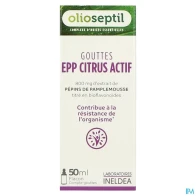 Ineldea olioseptil epp citrus actif bio solution buvable 50ml | Aesiel