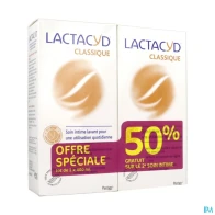 Lactacyd soin intime lavant 400ml x2 | Aesiel