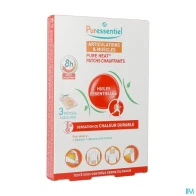 Puressentiel patch chauffant pure heat articulations muscles x3 | Aesiel