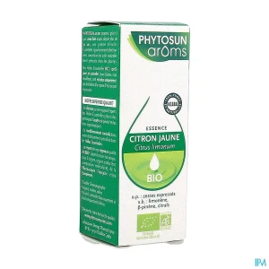 Phytosun aroms huile essentielle citron jaune bio 10ml | Aesiel