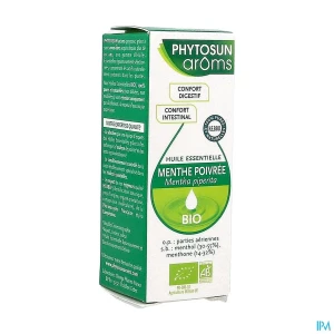 Phytosun aroms huile essentielle menthe poivree bio 10ml | Aesiel