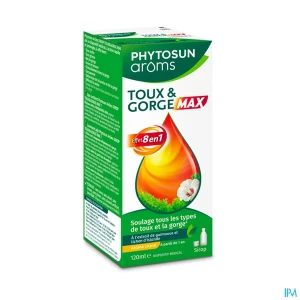 Phytosun aroms sirop toux gorge max 120ml | Aesiel