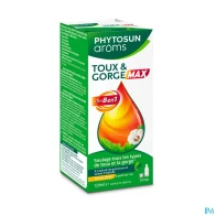Phytosun aroms sirop toux gorge max 120ml | Aesiel