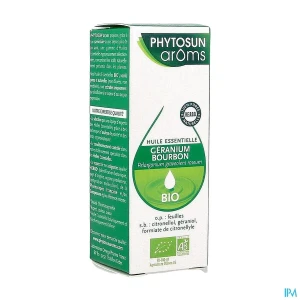 Phytosun aroms huile essentielle geranium bourbon bio 10ml | Aesiel