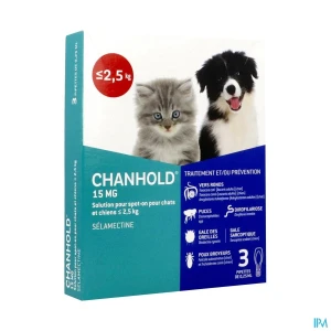 Clement thekan chanhold 15mg spot on chat chien -2kg5 3 | Aesiel