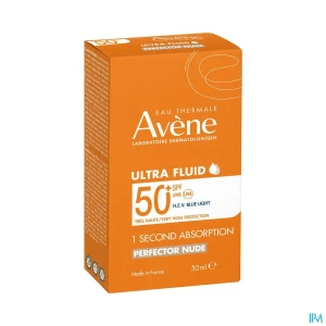 Eau thermale avene solaire ultra fluid teinte spf50+ 50ml | Aesiel