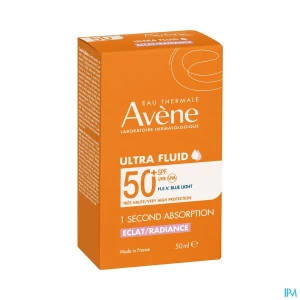 Eau thermale avene solaire ultra fluide rad spf50+ 50ml | Aesiel