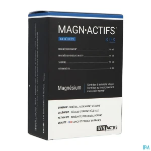 Synactifs magn actifs gelule 60 | Aesiel