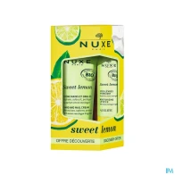 Nuxe sweet lemon crème mains bio tube 30ml + stick levres bio 4g | Aesiel