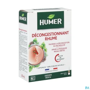 Humer decongestionnant rhume spray nasal 20ml | Aesiel