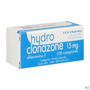 Hydroclonazone 15mg comprime pour solution buvable 100 | Aesiel
