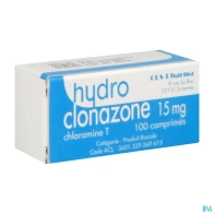 Hydroclonazone 15mg comprime pour solution buvable 100 | Aesiel