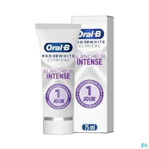 Oral b pro dentifrice 3d white clinical 75ml | Aesiel