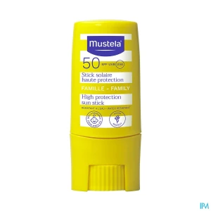 Mustela famille stick solaire spf50 9ml | Aesiel