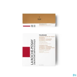 La roche posay toleriane correcteur de teint mineral compact poudre 15 dore 9g | Aesiel