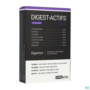 Synactifs digest actifs bio gelule 30 | Aesiel