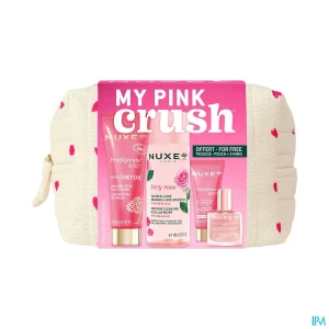 Nuxe trousse de voyage mes essentiels pink 4produits | Aesiel