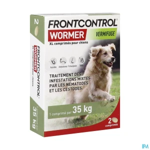 Frontline frontcontrol wormer chien xl comprime 2 | Aesiel