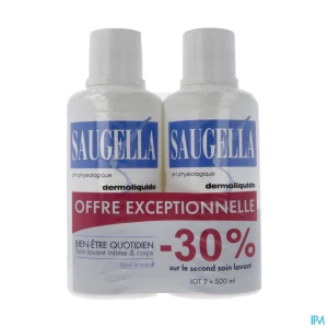 Saugella dermoliquide emulsion 500ml x2 | Aesiel