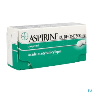 Aspirine du rhone 500mg comprime 50 | Aesiel