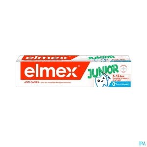 Elmex junior dentifrice menthe 7/12ans 75ml | Aesiel