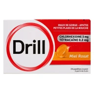 Drill miel rosat pastille a sucer 24 | Aesiel