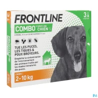 Frontline combo chien s spot on solution 0ml67 x3 | Aesiel