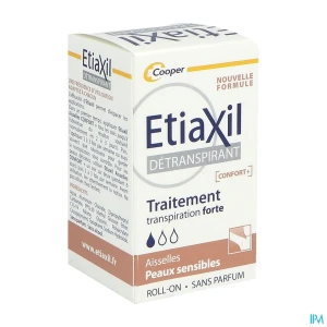Cooper etiaxil detranspirant aisselles confort+ roll on 15ml | Aesiel