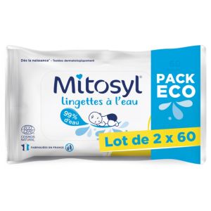 Mitosyl lingette a l eau 60 x2