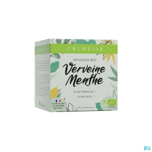 Marque verte calmelia bio verveine menthe sachet 15 | Aesiel
