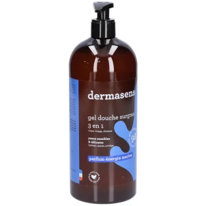 Marque verte dermasens gel douche surgras 3en1 energie marine 1l