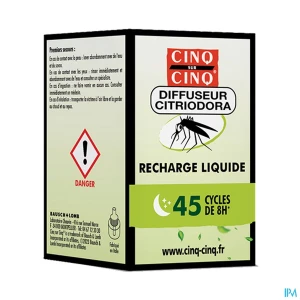 Cinq sur cinq recharge diffuseur citriodora | Aesiel
