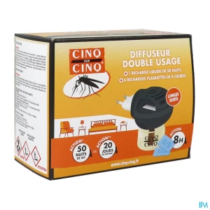 Cinq sur cinq diffuseur double usage electrique | Aesiel