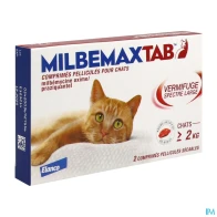 Elanco milbemaxtab vermifuge chat comprime 2 | Aesiel