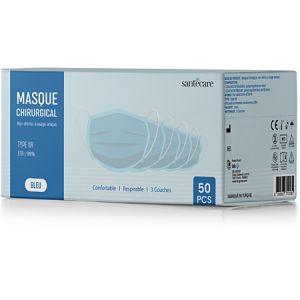 Masque chirurgical adulte 3plis 50 labo inconnu 21