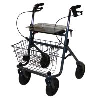 Vitadomia deambulateur 4roues acier bleu ta3903