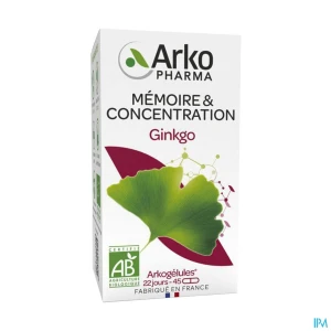 Arkogelules ginkgo bio caps 45 | Aesiel
