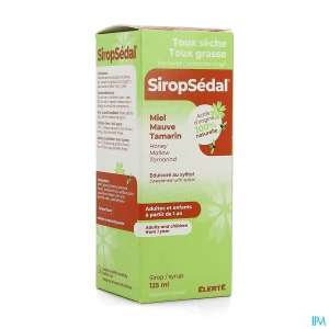 Siropsedal sirop toux seche toux grasse 125ml | Aesiel