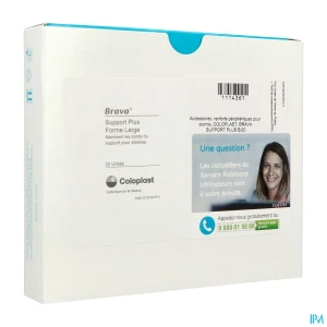 Coloplast brava support plus support poche renfort large 20 | Aesiel