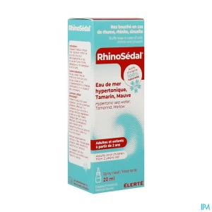 Rhinosedal spray nasal solution nasale hypertonique d'eau de mer tamarin et mauve 20ml | Aesiel