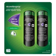 Nicorettespray 1mg/dose solution pour pulverisation buccale 13ml2 x2 | Aesiel