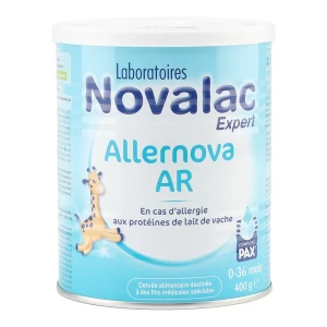 Novalac allernova anti regurgitation poudre boite 400g