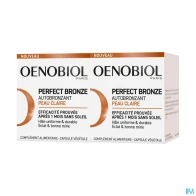 Oenobiol perfect bronze autobronzant peau claire capsule 30 30 x2 | Aesiel