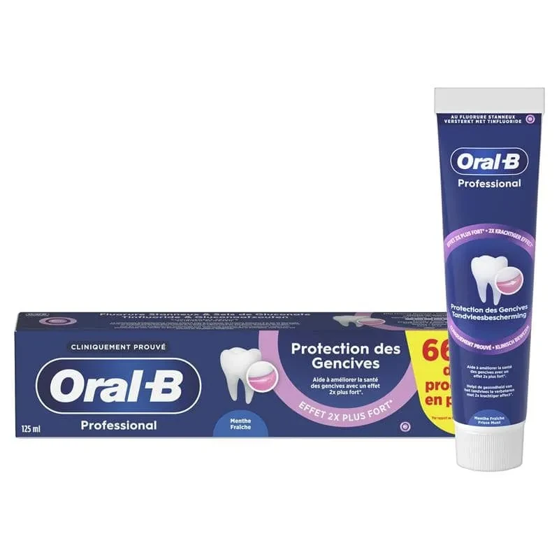 Oral B professional dentifrice protection des gencives 125ml Oral B professional dentifrice protection des gencives 125ml